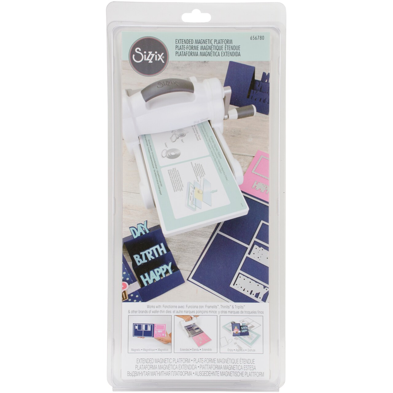 Sizzix BIGkick/Big Shot/Big Shot Pro/Vagabond Platform-Magnetic Extended For Water-Thin 14.5"X6